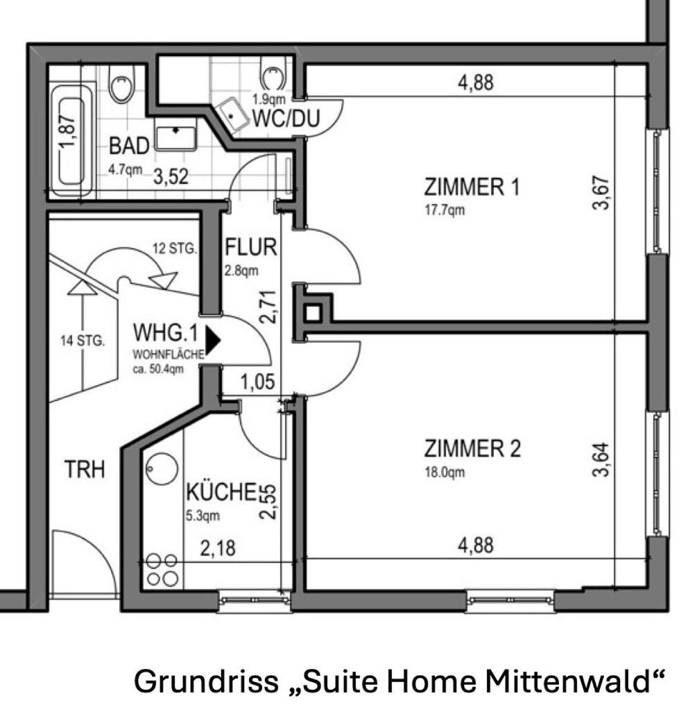 Suite Home Mittenwald Esterno foto